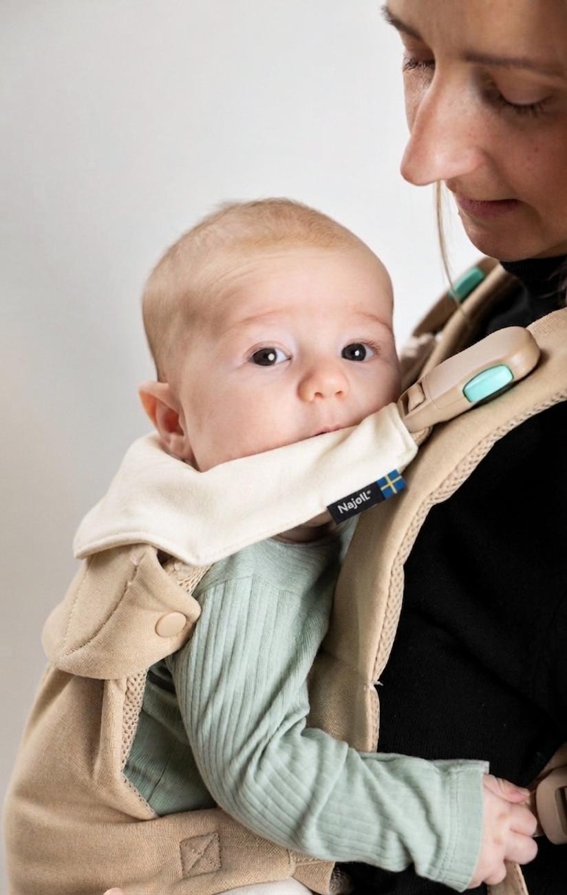 Teething Pad & Bib for Najell Baby Carriers