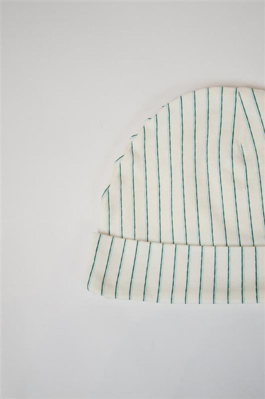 Najell Beanie Randig Turkos