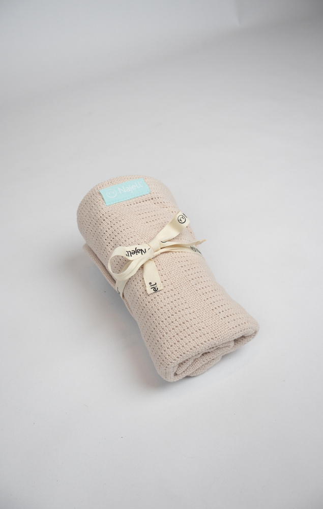【新品】BARKER TEXTILE BABY CELULLAR 75×95 Najell I The Najell Cellular Blanket - Najell