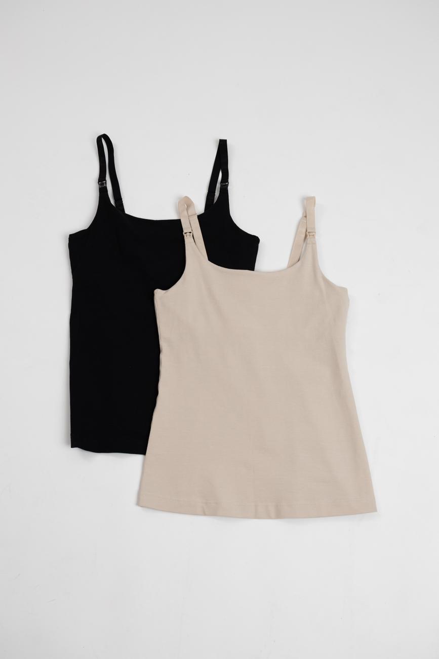 Lot de 2 débardeurs d'allaitement