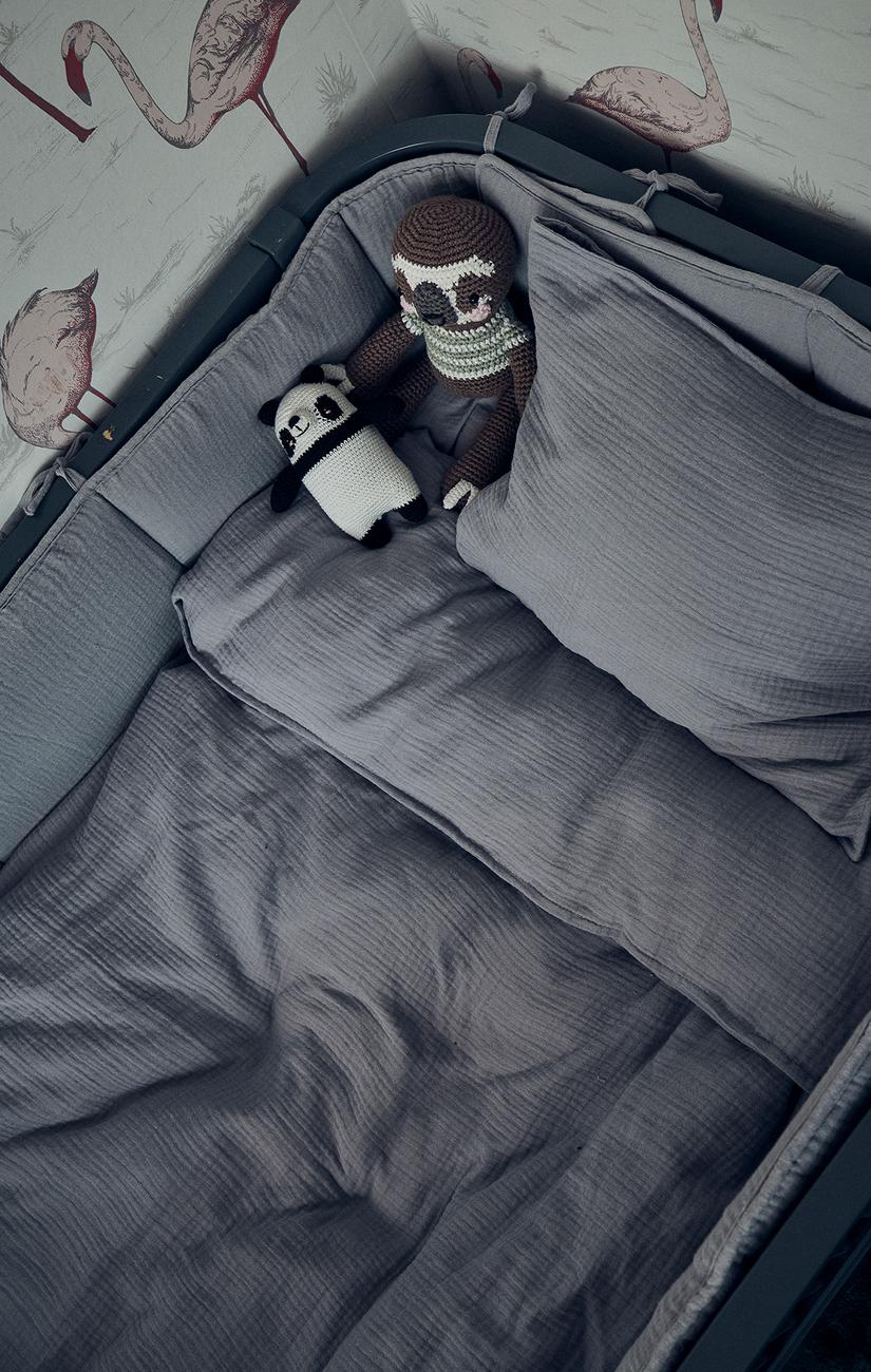 Baby Bed Set Mercury Grey