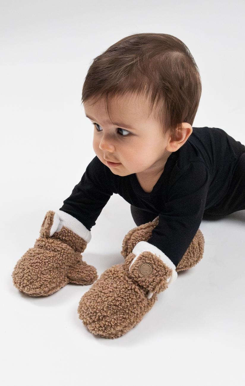 Baby Gloves Teddy Brown
