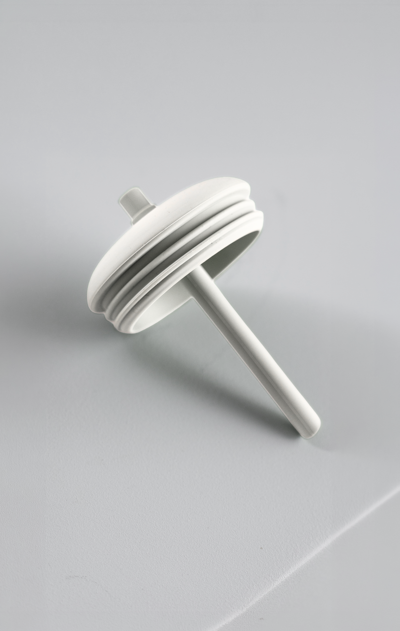 Silicone Cup with Straw and Snack Lid