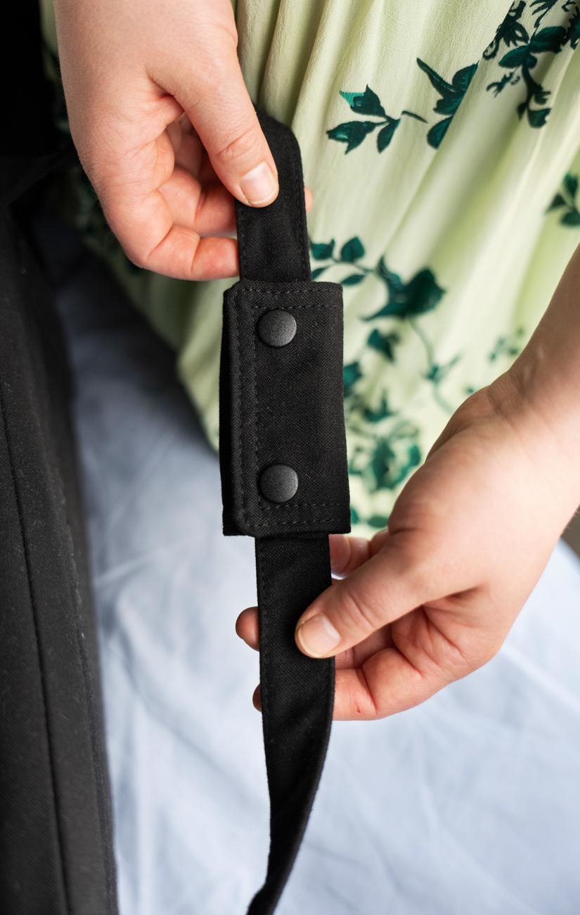 Handle Strap Velcro for SleepCarrier Matte Black