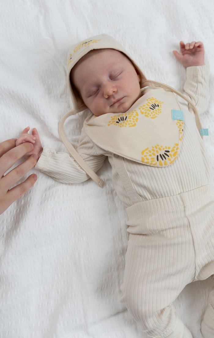 8 Bavoirs Imperméables Bébé + 2 Débarbouillettes Mousseline - Lot 0 à 36 Mois Unisexe Garçon Fille