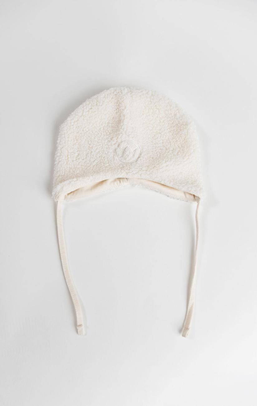 Baby Bonnet Teddy White